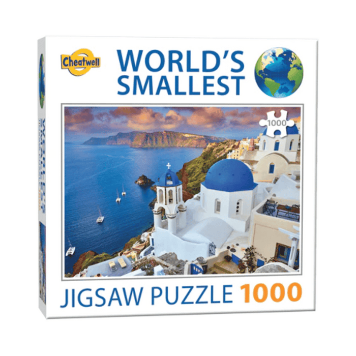 World's Smallest Santorini 1000 minibrikker puslespil