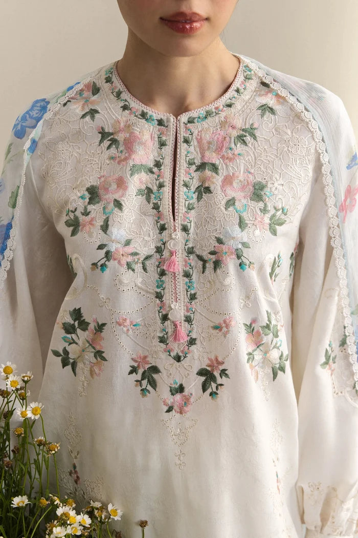 Zara Shahjahan - Coco- 7A-Arlo Three Piece Jacquard