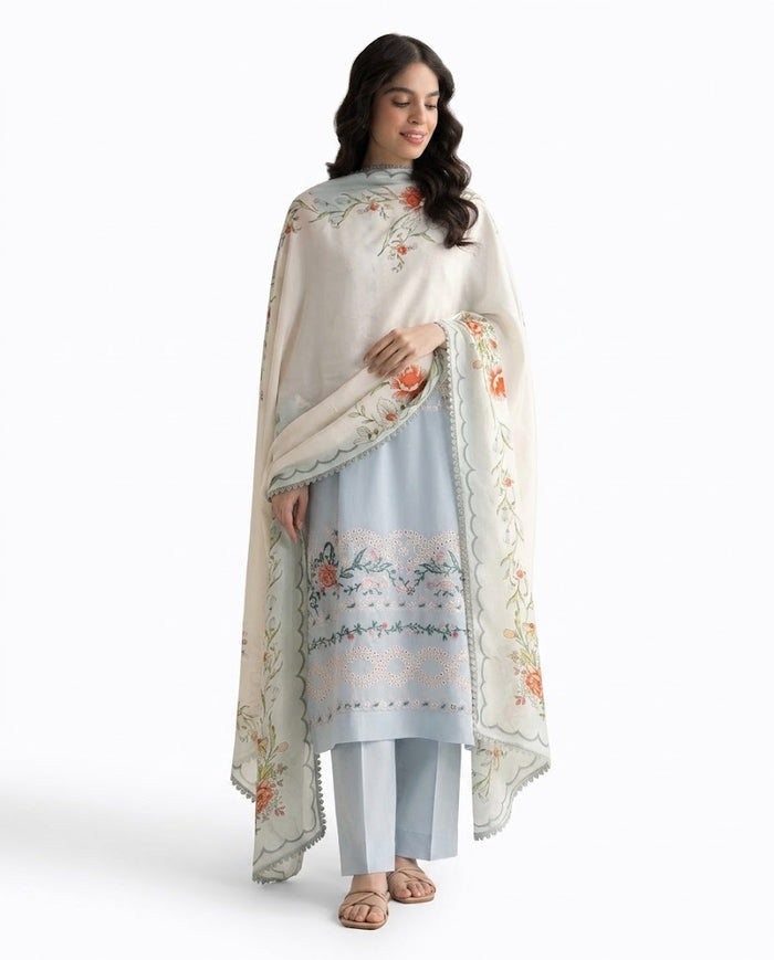 Zara Shahjahan - Coco- 8B-Kian Three Piece Lawn