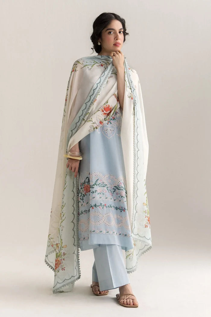 Zara Shahjahan - Coco- 8B-Kian Three Piece Lawn