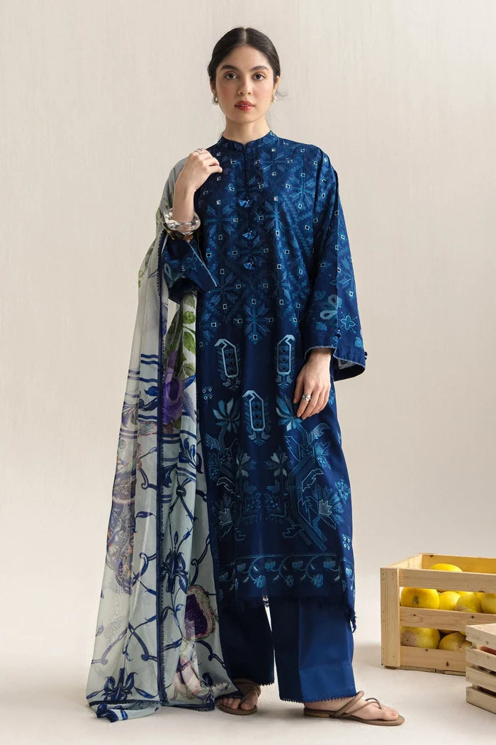 Zara Shahjahan - Coco- 9A-Soren Three Piece Lawn