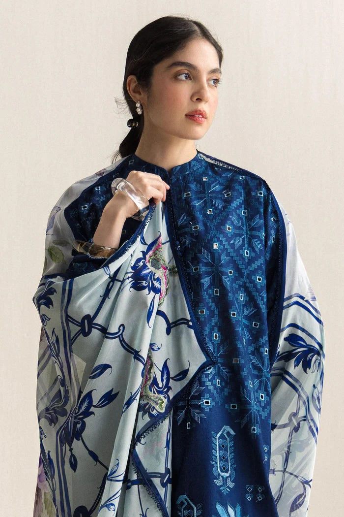 Zara Shahjahan - Coco- 9A-Soren Three Piece Lawn