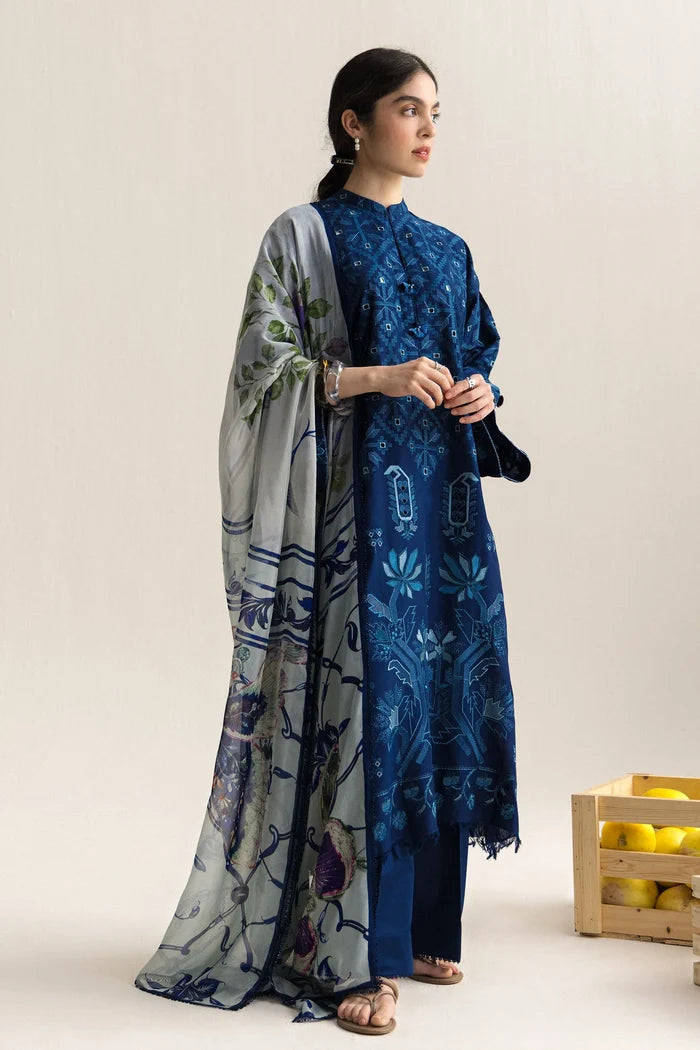 Zara Shahjahan - Coco- 9A-Soren Three Piece Lawn